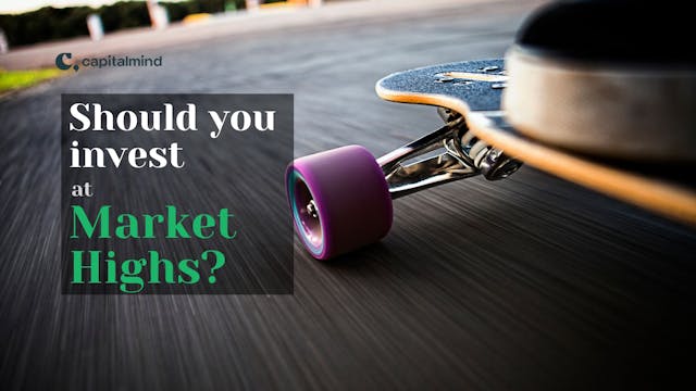 Should you invest at market highs?
