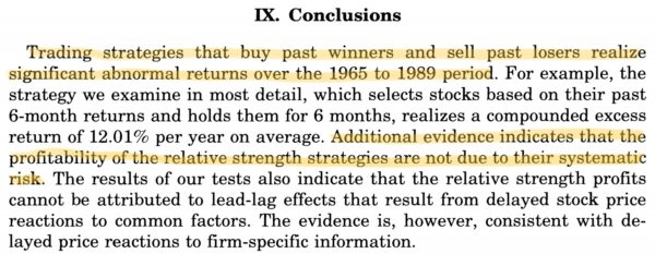 Buying Winners Selling Losers